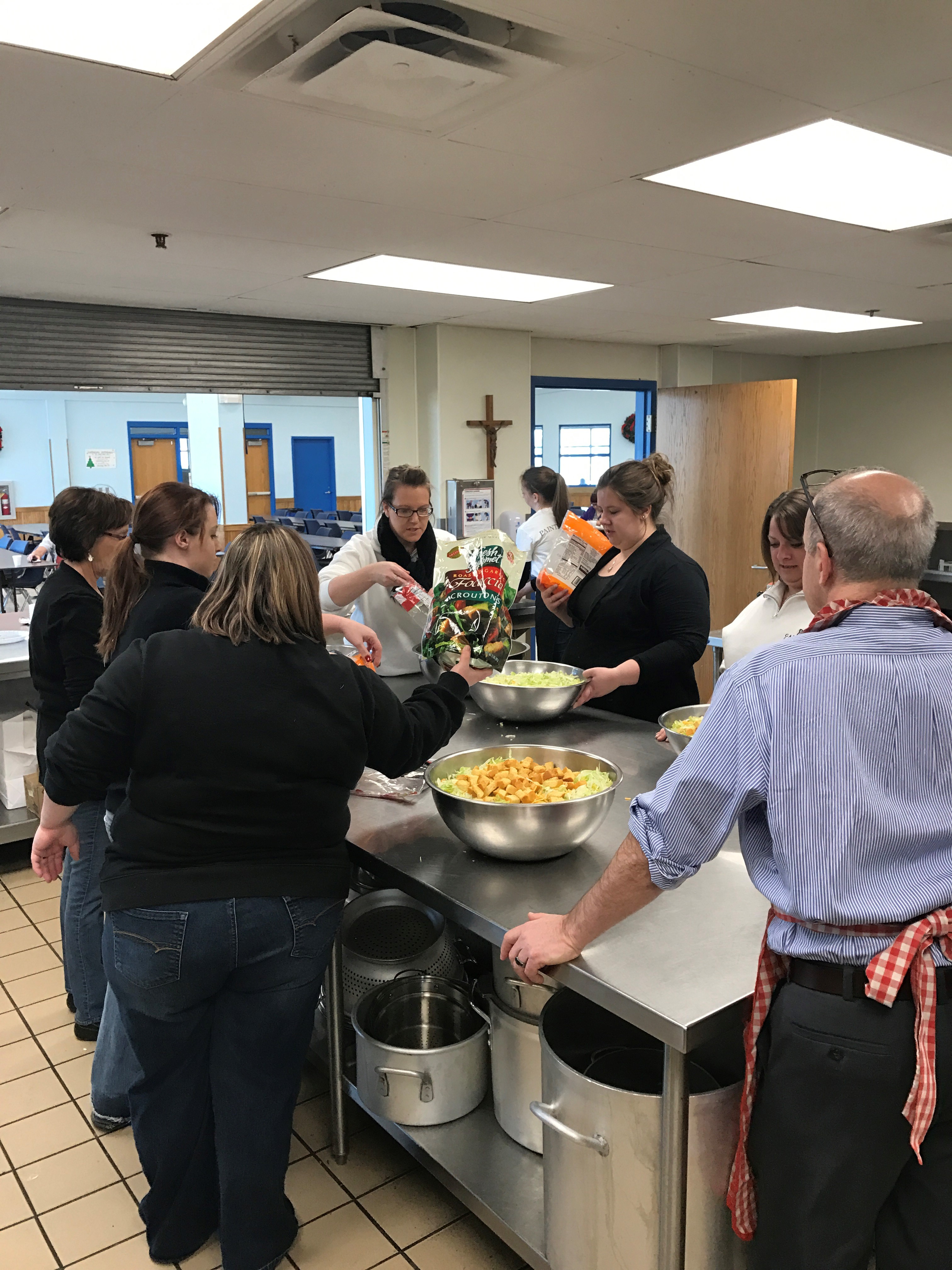 Sharing and Caring Hands - Salad Prep